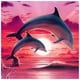 thumbnail image 2 of Cuadros Decorativos Dos delfines jugando animales resina Kelly (ZQF2321) Ndcxsfigh Nuevos Originales, 2 of 5