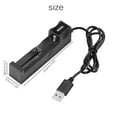 thumbnail image 2 of Maoww Adaptateur Chargeur USB Universel 1 Emplacement pour Batteries Li-ion Rechargeables, 2 of 9