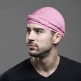 thumbnail image 5 of Durags para Hombres Hombres Turbán Cabeza Envoltura Satén Forrado Giros Capota Pre-Atado Trenza Durag, para Hombres Y Mujeres Dormir Capota (Aplicable Cabeza Circunferencia 60-62cm / 23.62-24.41Inch), 5 of 5