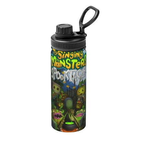 

My Singing Monsters 18 Oz Water Bottle Insulated Stainless Steel Vacuum Tumbler Water Flask For Students Boys Girls