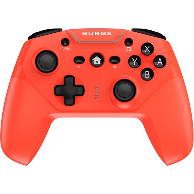 Refurbished (Excellent)- Surge SwitchPad Neon Red Controller for Nintendo Switch, OLED & Lite