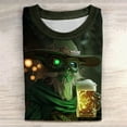 thumbnail image 2 of Unisex St. Patrick's Day Elderly Print Casual Long Sleeve T-Shirt, 2 of 5