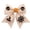 A005- Style E, variant on Halloween Decor, Halloween Plush, Halloween Bow, Bow Decor, Soft Plush Buffalo Check Hanging Ornament 14X12 Inch for Party Scene Layout Door Window Wall Holiday Decoration