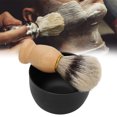 thumbnail image 1 of Jabón y brocha de afeitar 2 piezas/juego de jabonera de afeitar brocha de afeitar kit de afeitado húmedo para hombres cómoda suave portátil brocha para barba cuenco de ANGGREK Otros, 1 of 8