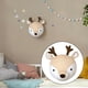 thumbnail image 3 of Decoración de Pared Sunnimix cabezas de muñecas de peluche para pared 3D, 3 of 8