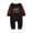 Black-Baby, variant on Odeerbi Christmas Pajamas for Family Holiday Plaid Long Sleeve Family Christmas Pajamas Matching Sets Dad Casual Plaid Print Tops Pants Set Two-Piece Sleepwear Xmas PJs Set Black