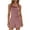 Red, variant on Binmer Women's Striped 2 Piece Outfit ,Sleeveless Square Neck Cami and Elastic Waist Short ,Soft Sleep Loungewear Outfit Blue,L