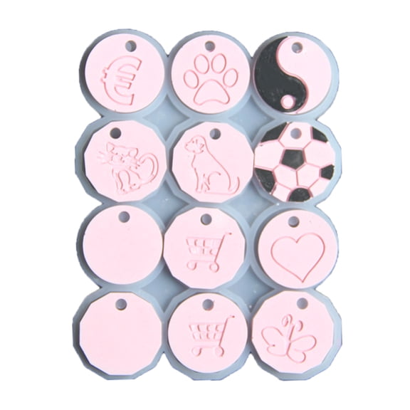 Simple Silicone Mold for Craft Projects Silicone Mold Set for Jewelry Enthusiasts and Craft Lovers Resin Pendant Mold