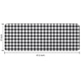 thumbnail image 7 of Black White Gingham Checkered Pattern Kitchen Rug Mat,Kitchen Runner Rugs Non Skid Washable,Decorative Kitchen Floor Mats for Kitchen,Sink,Laundry,17"x47.2", 7 of 7