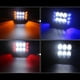 thumbnail image 2 of Luz de trabajo impermeable de 45w, 12v, luz LED para camión de coche, luz LED cuadrada para coches, rojo blanco Feliz Sencillez, 2 of 5