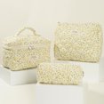 thumbnail image 4 of Bolsa de maquillaje acolchada para mujer bolsa de cosméticos estética bolsa de aseo bonita de gran capacidad, 4 of 9