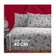 thumbnail image 2 of Juego de Sábanas Matrimonial Suave Blancos Estampado Love Lab.G Gris, 2 of 5
