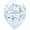 First Communion Symbols-Boy, variant on PMU 11 Inches Round Pink Baptism Dove Latex Balloon Pkg/50