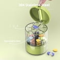 thumbnail image 4 of Portable Pill Organizer Box with Multi-Compartment Design, Compact Travel Medication Storage Case, 4 of 8