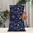 thumbnail image 5 of Naloa Vintage Golden Butterfly Drawstring Christmas Bags, 3D Xmas Gift Bags, Christmas Wrapping Bags, Xmas Goodie Bags, Treat Pouch Bags, Party Favor Bags-Medium, 5 of 9
