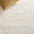 thumbnail image 6 of SAFAVIEH Berber Torvald Abstract Polyester Shag Area Rug, Ivory/Beige, 3' x 5', 6 of 8