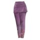 thumbnail image 5 of Puntoco Pantalones De Cintura Elástica Modernos Y Cómodos Para Mujer, Pantalones De Doble Capa Con Bolsillo Para Yoga, Color Morado M, 5 of 5