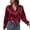 Wine_001, variant on Womens Blouses Satin Silk Button Down Shirt Casual Loose Long Sleeve Work Edition Blouse with a Polished Button Down Shirts for Women M