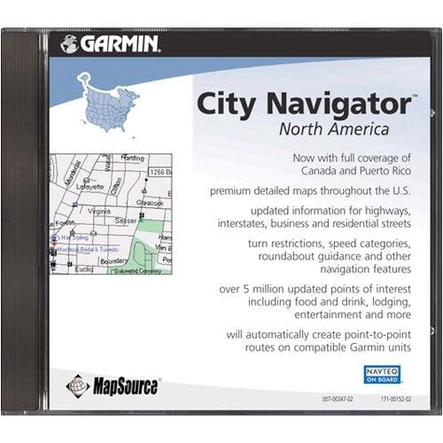 Garmin MapSource City Navigator, North America DVDROM for Garmin