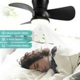 thumbnail image 4 of Parrot Uncle Low Profile Ceiling Fans with Remote Control, 30" Quiet Ceiling Fan with LED Light for Bedroom Patio,Dimmable, Reversible DC Motor, 4 of 19