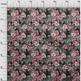 thumbnail image 3 of oneOone Cotton Poplin Black Fabric Tropical Floral Dress Material Fabric Print Fabric By The Yard 56 Inch Wide, 3 of 4