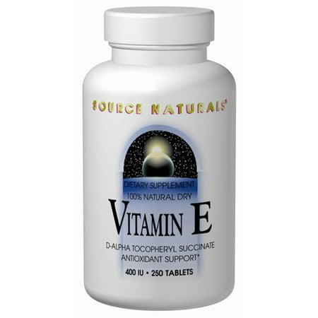 Source Naturals Vitamin E 400IU Mixed Tocopherols, Fat-Soluble Antioxidant, 50