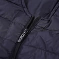 thumbnail image 3 of Heated Vest V Neck Smart Constant Temperature Breathable Warm Heating Vest for Winter Royalblue 2XL, 3 of 5