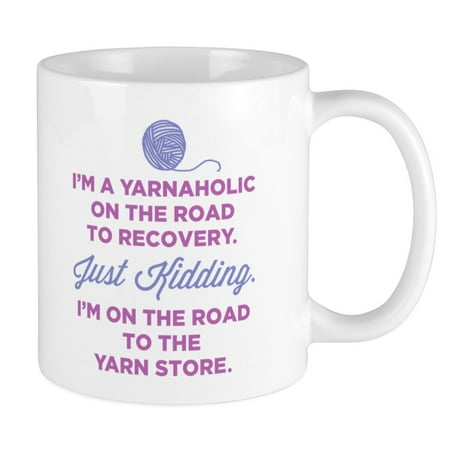 

CafePress - I m A Yarnaholic Mugs - Ceramic Coffee Tea Novelty Mug Cup 11 oz