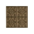 thumbnail image 2 of Fasade Easy Installation Traditional 1 Argent Bronze Glue Up Ceiling Tile/ Ceiling Panel (12" X 12" Sample), 2 of 3
