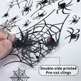 thumbnail image 6 of Lssam Halloween Window Clings and Stickers, Double Sided Bat & Spider Decals, Spooky Window Decor for Indoor Outdoor Halloween Party Supplies, 6 of 8