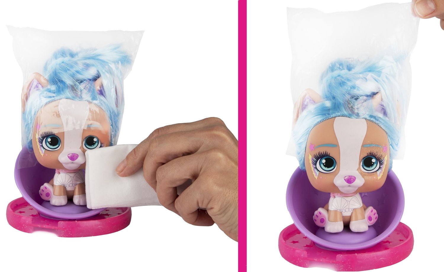 VIP Pets - Poupée surprise aux cheveux à révéler