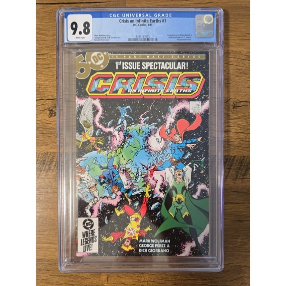 Crisis on Infinite Earths #1 - CGC 9.8 Comic Book