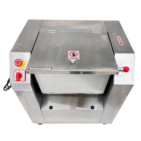 33.1Lbs Commercial Electric Dough Mixer Food-Grade Stainless Steel Kitchen Mixing Machine