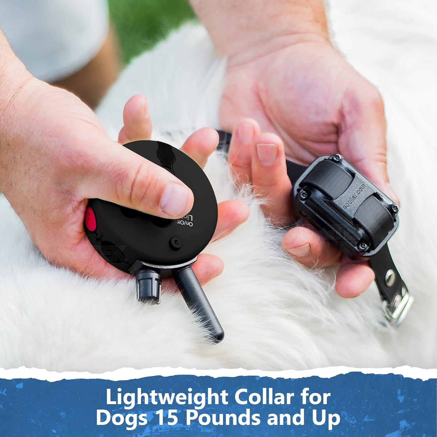 The Educator K9 Handler K9-802 Remote Training E-Collar Tactical Dog Training Made Easy  1-Mile Range 2-Dog System 33" Bungee Collar 100 Static Stimulation Levels with “Lock and Set” Pavlovian Tone