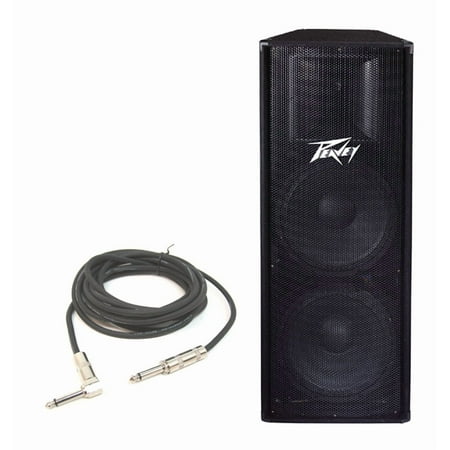 Peavey Pv215 Pro Audio DJ Dual 15" Passive 1400W Speaker W/ 1/4" To 1/4" Cable