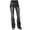 Black, variant on Luxalzxs Women's Classic Elastic Mid Waisted Jeans Plus Size Embroidery Stretch Button Straight Full Length Pants Jeans
