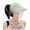 Mint Green, variant on Women's Ponytail Sun Hat Summer Outdoor UPF Sun Breathable Wide Brim Hat for Beach Gardening Travel
