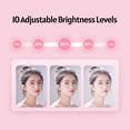 thumbnail image 2 of Amdohai LED Ring Light Desktop Makeup Lighting with Stand Big Mirror and Cellphone Holder, 2 of 9
