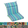thumbnail image 2 of Blazing Needles Spun Polyester Outdoor Squared Seat/Back Chair Cushion-Color:Pike Azure, 2 of 5