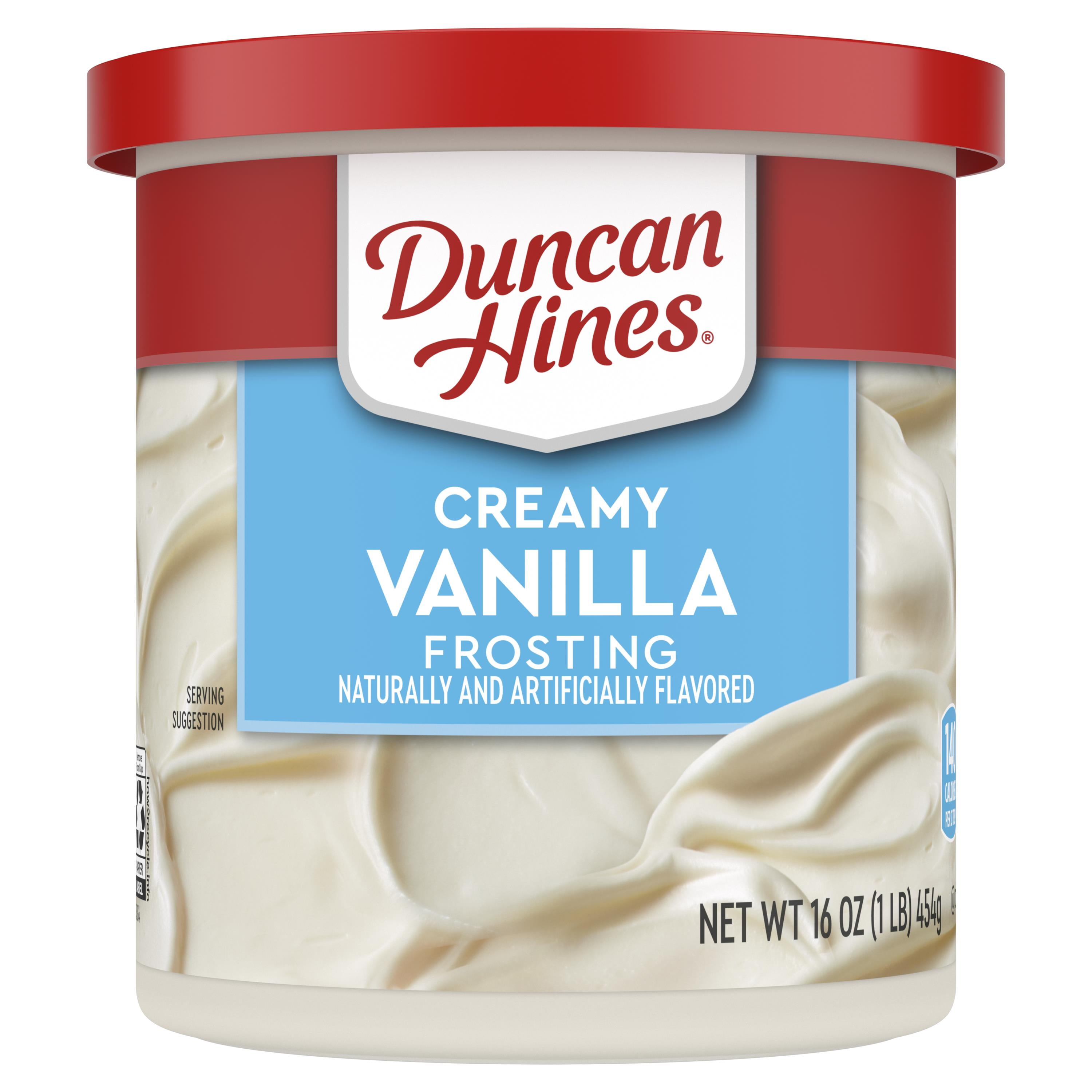 (2 pack) Duncan Hines Classic Vanilla Creamy HomeStyle Frosting, 16 Oz