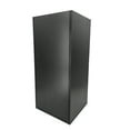 thumbnail image 4 of FixtureDisplays® Black Wood (MDF) Riser Six Sided 14.8 X 14.8 X 31.5", Bottom side has slot, Back side has door. 10089-RISER, 4 of 8