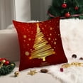 thumbnail image 5 of Nkmbld Christmas Decorations Throw Pillow Covers for Winter Xmas Decor, Christmas Velvet Pillow Cases for Sofa, Couch, Bed and Car, Red, 5 of 8
