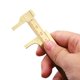 thumbnail image 3 of Mini calibrador Vernier de latón macizo, 80mm, 3,15 pulgadas, medición de joyas, 3 of 3