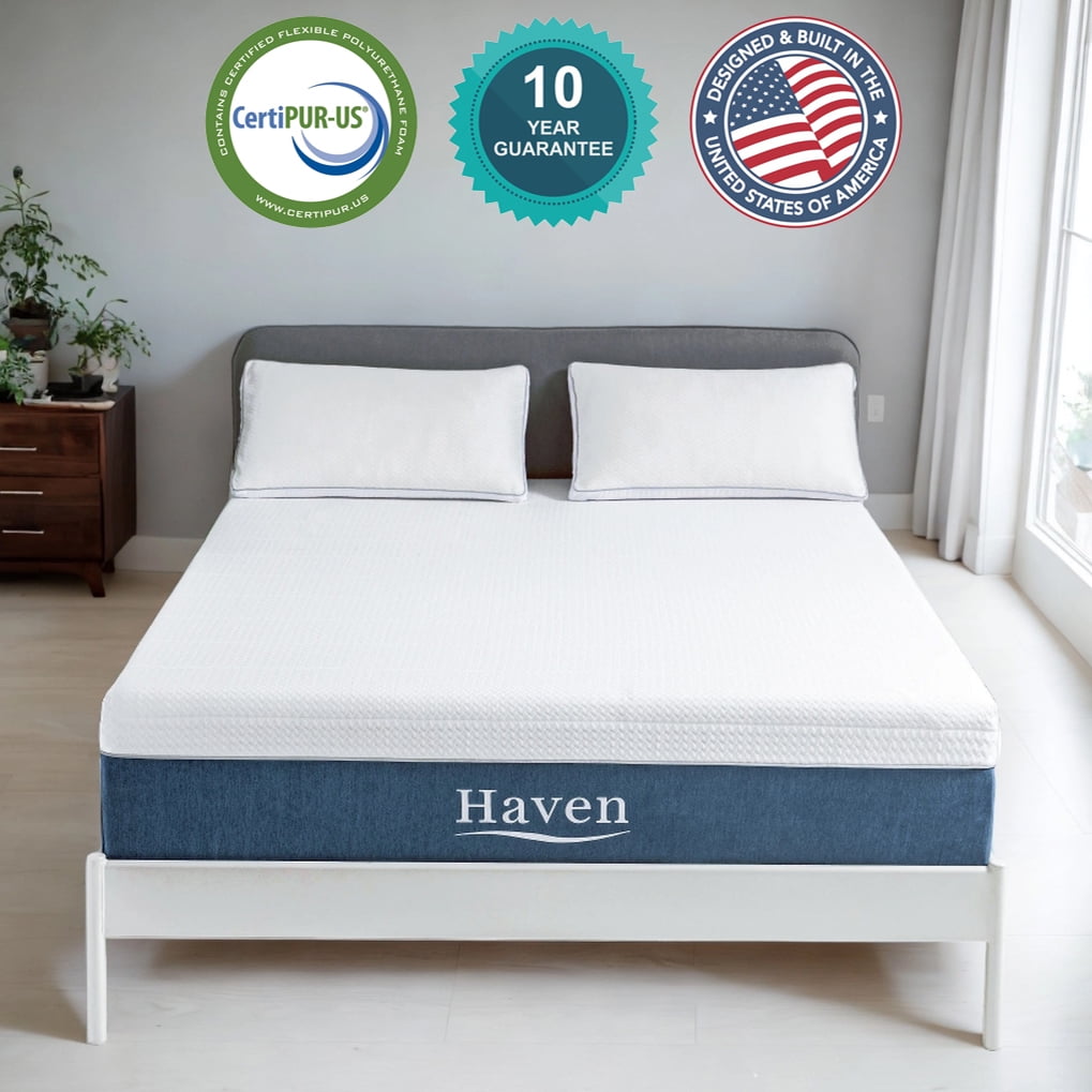 12 Inch Queen Memory Foam Mattress, Cool Gel Foam Mattress with Fabric
