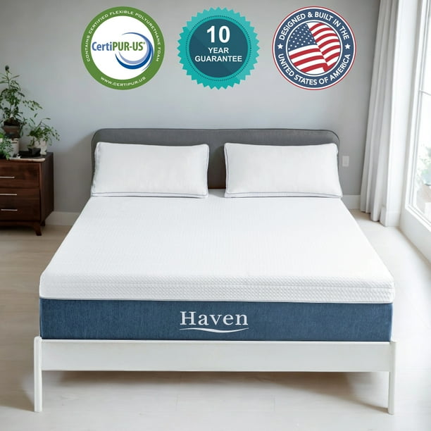 12 Inch Queen Memory Foam Mattress, Cool Gel Foam Mattress with Fabric