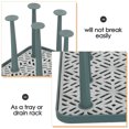 thumbnail image 3 of Raindrops 1Set Bottle Dryer Stand PP Green Simple Design For Living Room, 3 of 8