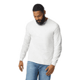thumbnail image 4 of Gildan Heavy Cotton Long Sleeve T-Shirt for Men, Crew Neck Classic Fit Bulk Tee, White, XL, 4 Pack, 4 of 5