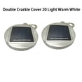 thumbnail image 2 of Wosthever Luces solares redondas de repuesto ABS de 8 cm para decoración de jardín. Iluminación y accesorios 20 LED blanco cálido (2), 2 of 6