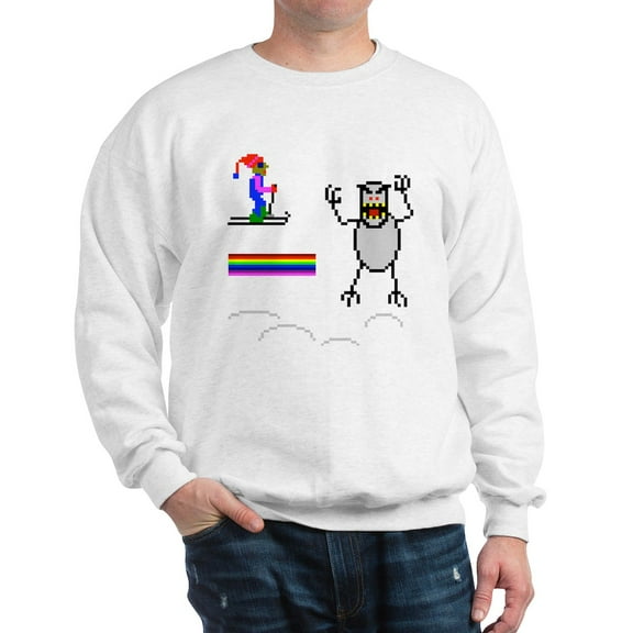 CafePress - Skifree Monster! Sweatshirt - Crew Neck Sweatshirt