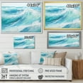 thumbnail image 4 of Designart "Liquid Wave Art Of Ocean Charm I" Ocean Floater Framed Wall Decor, 4 of 5